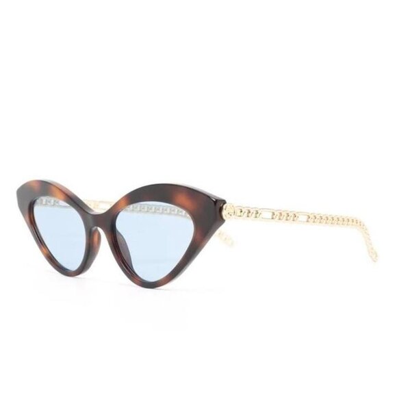 NEW GUCCI GG0978S - 003 CAT EYE Heart Charm SUNGLASSES - Picture 4 of 10
